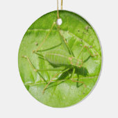 Green Cricket Camouflage Custom Birthday Keramikornament (Links)