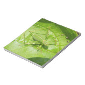 Green Cricket Camouflage Notepad Notizblock (Rotiert)