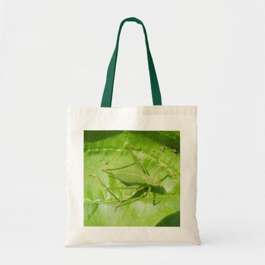 Green Cricket Camouflage Tote Bag Tragetasche (Vorne)