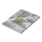 Green Cricket Macro Notepad Notizblock (Rotiert)