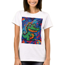 Green Crocodile Women's T - Shirt