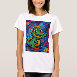 Green Crocodile Women's T - Shirt