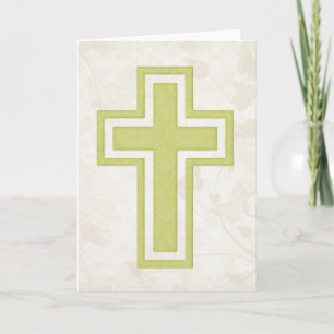 Green Cross 4 Christliche Grußkarte Feiertagskarte