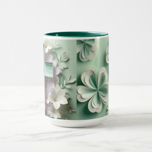 Green Cross Floral Tasse ai design (Zentrum)