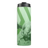 Green Crow Tengu | Japanisch Yokai Thermosbecher (Vorderseite)