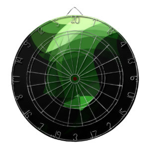 Green Crystal Graphic Design Dartscheibe