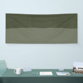 Green Custom Banner mit zwei Tonen Moos (Messe)