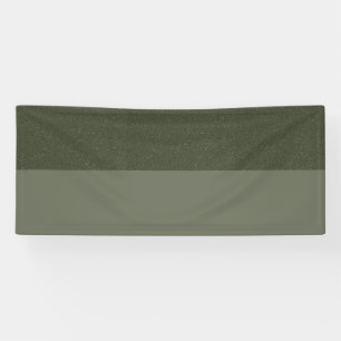 Green Custom Banner mit zwei Tonen Moos