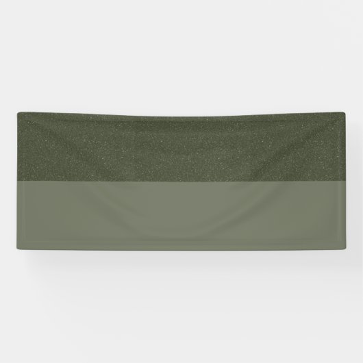 Green Custom Banner mit zwei Tonen Moos (Horizontal)