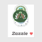 Green Custom Cut Vinyl Sticker (Blatt)