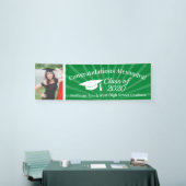 Green Custom Foto 8' Wide Abschluss Banner (Messeveranstaltung)