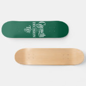 Green Custom Skateboard - Wachstum beginnt (Horizontal)