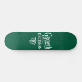 Green Custom Skateboard - Wachstum beginnt (Horizontal)