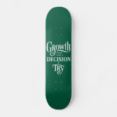 Green Custom Skateboard - Wachstum beginnt (Vorderseite)