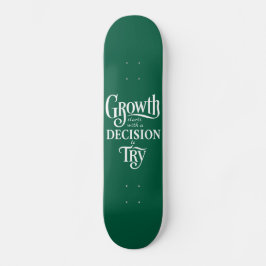Green Custom Skateboard - Wachstum beginnt