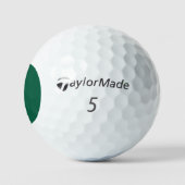 Green Custom Taylor Made TP5 Golf Balls Golfball (Logo)