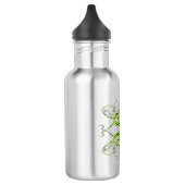 Green Custom Tribal Tattoo Design Edelstahlflasche (Links)