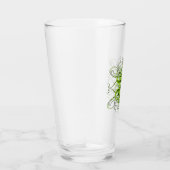 Green Custom Tribal Tattoo Design Glas (Rechts)