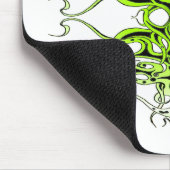 Green Custom Tribal Tattoo Design Mousepad (Ecke)