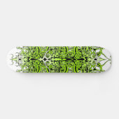 Green Custom Tribal Tattoo Design Skateboard (Horizontal)