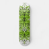 Green Custom Tribal Tattoo Design Skateboard (Vorderseite)