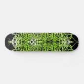 Green Custom Tribal Tattoo Design Skateboard (Horizontal)