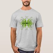 Green Custom Tribal Tattoo Design T-Shirt (Vorderseite)