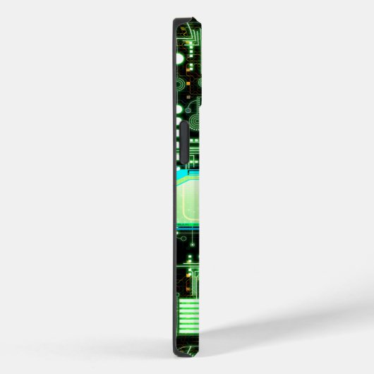 Green Customizable Circuit Board Case-Mate iPhone Hülle (Rückseite / Rechts)