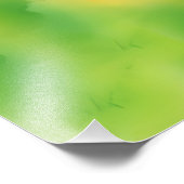 Green cute frog fotodruck (Ecke)