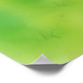 Green cute frog poster (Ecke)