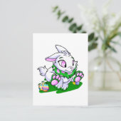 Green Cybunny rennt durch Negligationen Postkarte (Stehend Vorderseite)