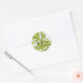 Green Cymbidium Orchid Wedding Stickers (Umschlag)