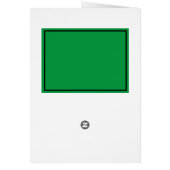 Green Cymbidium Orchids Card (Hinten)