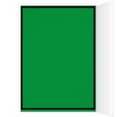 Green Cymbidium Orchids Card (Innen (Links))