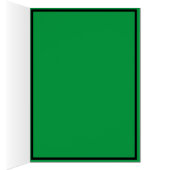Green Cymbidium Orchids Card (Innen (Rechts))