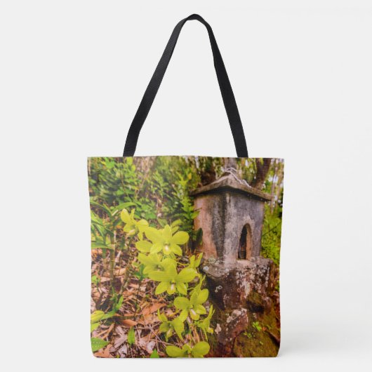 Green Cymbidium Orchids, Kauai, Hawaiian Beach Bag Tasche (Vorderseite)
