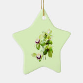 Green Cymbidium Orchids Keramik Ornament (Rechts)