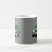 Green Dacia Sandero 2 x Bild Kaffeetasse (Mittel)