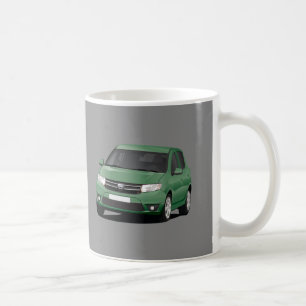 Green Dacia Sandero 2 x Bild Kaffeetasse