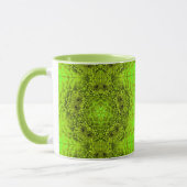 GREEN DAHLIA BLUME Abstrakt Tasse (Links)