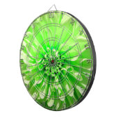 Green Dahlia Blume Dartscheibe (Vorderseite rechts)