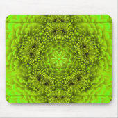 GREEN DAHLIA BLUME PETALS MOUSEPAD (Vorne)