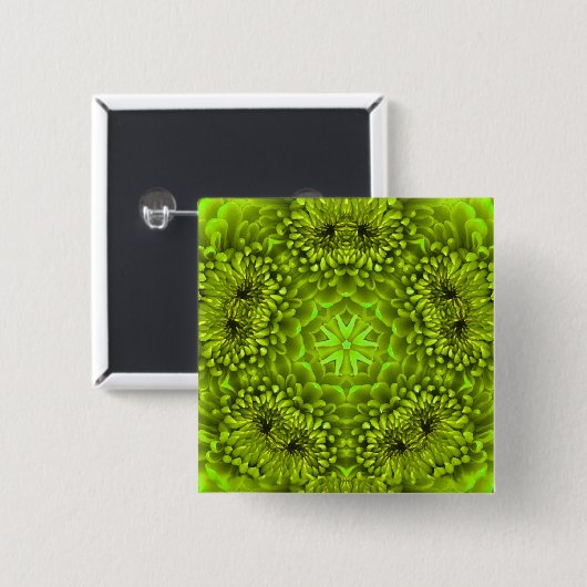 GREEN DAHLIA BUTTON (Vorne & Hinten)