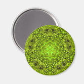 GREEN DAHLIA MAGNET (Vorderseite/Rückseite)