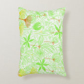 Green Daisy Accent Cushion Dekokissen (Vorderseite(Vertikal))