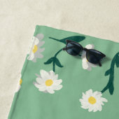 Green Daisy Beach Handtuch (Beispiel)