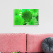 Green Daisy Blume Foto Leinwand Mauer Kunstdrucker (Insitu (Wohnzimmer))