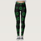 Green Daisy...C Diff Leggings (Vorderseite)