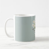 Green Daisy Flowers Kaffeetasse (Links)