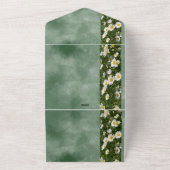 Green Daisy Formal in einer Hochzeit Einladung (Außenbereich)